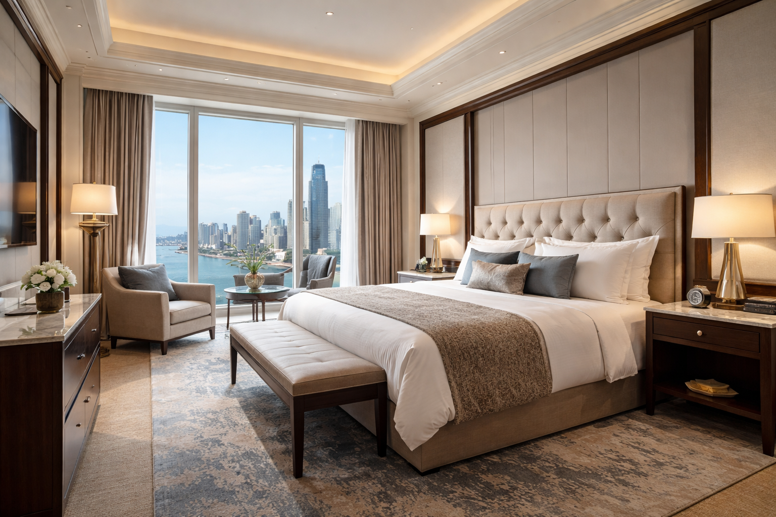 سويت فاخر بإطلالة بانورامية